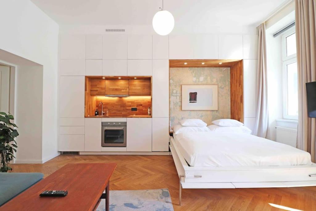Smart Apt Mit Balkon Am Augarten Park Naehe Zentrum Viena Exterior foto